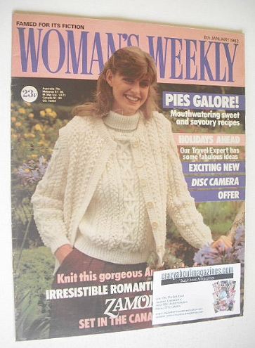 <!--1983-01-08-->Woman's Weekly magazine (8 January 1983 - British Edition)