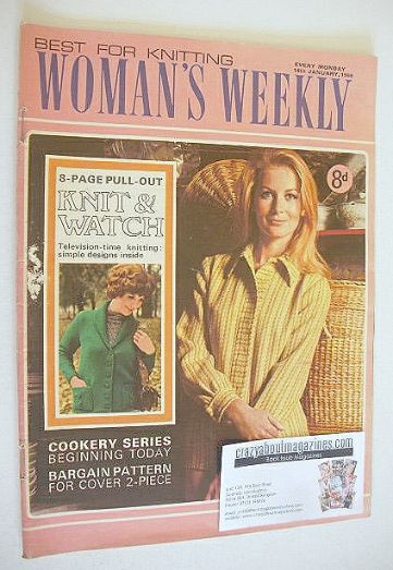 Woman's Weekly magazine (18 January 1969)