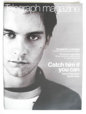 Telegraph magazine - Tobey Maguire cover (1 June 2002)