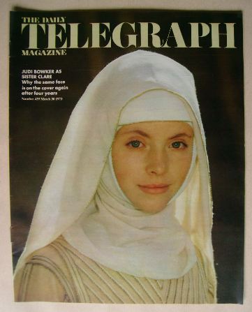The Daily Telegraph magazine - Judi Bowker cover (30 March 1973)