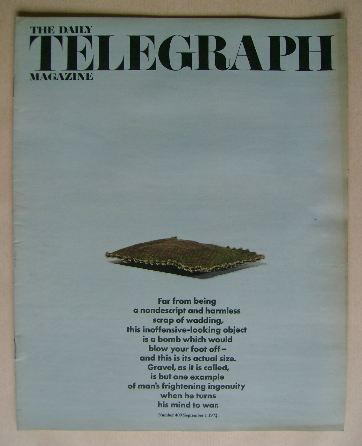 The Daily Telegraph magazine - Bomb cover (1 September 1972)