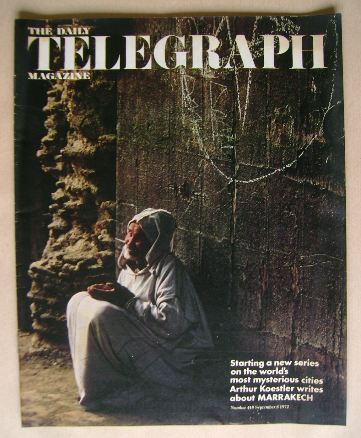 The Daily Telegraph magazine - Marrakech cover (8 September 1972)