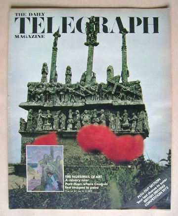 The Daily Telegraph magazine - The Nurseries of Art cover (18 August 1972)