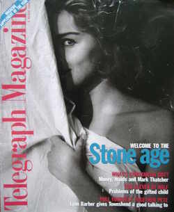 Telegraph magazine - Sharon Stone cover (9 March 1996)