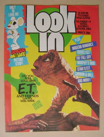 Look In magazine - E.T. cover (12 March 1983)