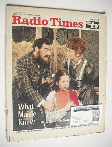 <!--1968-06-01-->Radio Times magazine - What Maisie Knew cover (1-7 June 19