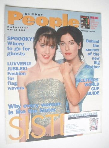 <!--2002-05-19-->Sunday People magazine - 19 May 2002 - Jessie Wallace and 