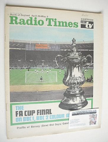 <!--1969-04-26-->Radio Times magazine - FA Cup Final cover (26 April - 2 Ma