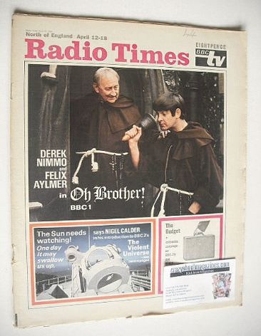 <!--1969-04-12-->Radio Times magazine - Oh Brother cover (12-18 April 1969)