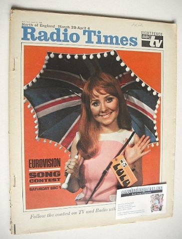 <!--1969-03-29-->Radio Times magazine - Lulu cover (29 March - 4 April 1969
