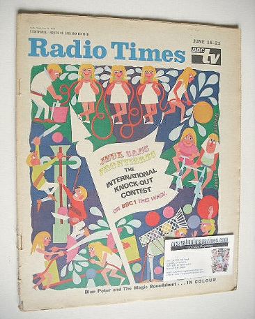 <!--1968-06-15-->Radio Times magazine - International Knock-Out Contest cov