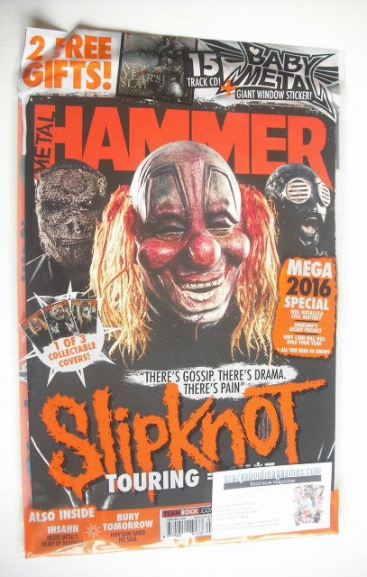 Metal Hammer magazine - Slipknot cover (February 2016)