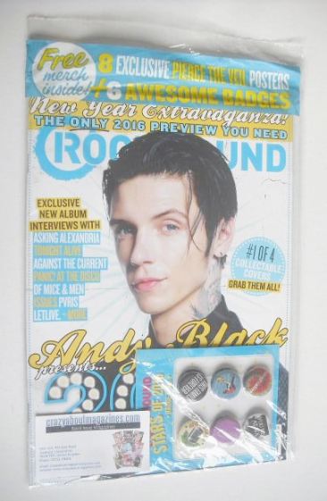 Rock Sound magazine - Andy Biersack cover (February 2016)