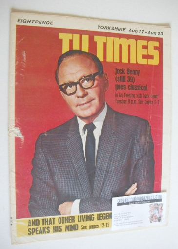 <!--1968-08-17-->TV Times magazine - Jack Benny cover (17-23 August 1968)