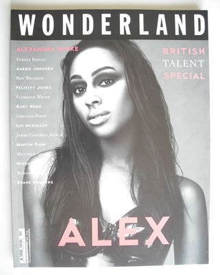 Wonderland magazine - November/December 2009 - Alexandra Burke cover