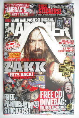 Metal Hammer magazine - Zakk Wylde cover (May 2010)