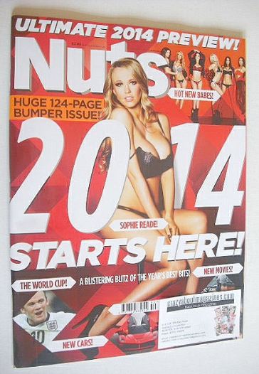 Nuts magazine - Sophie Reade cover (27 December 2013 - 2 January 2014)