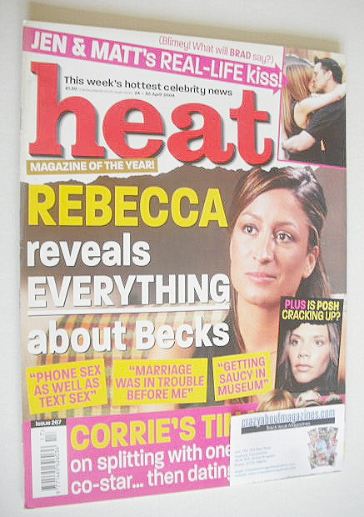 <!--2004-04-24-->Heat magazine - Rebecca Loos cover (24-30 April 2004 - Iss