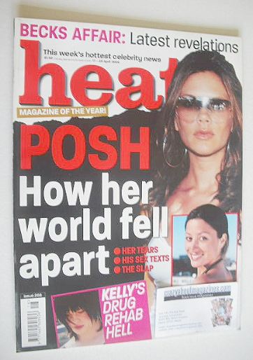 <!--2004-04-17-->Heat magazine - Victoria Beckham cover (17-23 April 2004 -