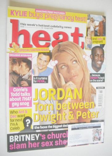 <!--2004-04-10-->Heat magazine - Jordan cover (10-16 April 2004 - Issue 265