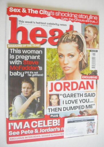 Heat magazine - Jordan cover (7-13 February 2004 - Issue 256)