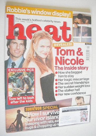 Heat magazine - Tom Cruise and Nicole Kidman cover (26 May - 1 June 2001 - Issue 118)