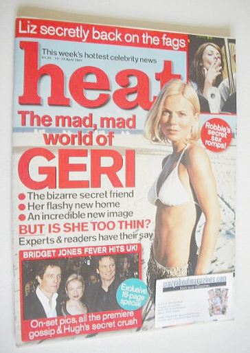 Heat magazine - Geri Halliwell cover (14-20 April 2001 - Issue 112)