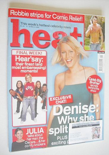 <!--2001-03-17-->Heat magazine - Denise Van Outen cover (17-23 March 2001 -
