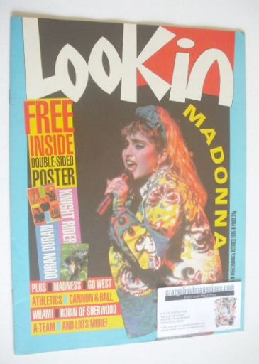 Look In magazine - Madonna cover (5 October 1985)