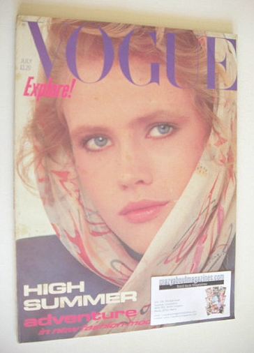 British Vogue magazine - July 1982 (Vintage Issue)