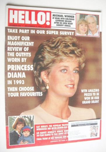 <!--1993-12-04-->Hello! magazine - Princess Diana cover (4 December 1993 - 