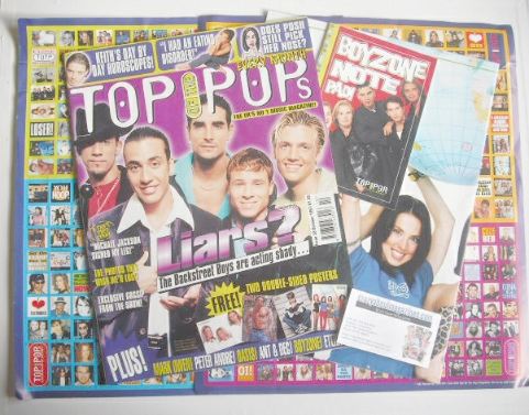 Top Of The Pops magazine - Backstreet Boys cover (October 1997)