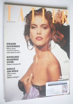 Tatler magazine - July/August 1988 - Denice Lewis cover