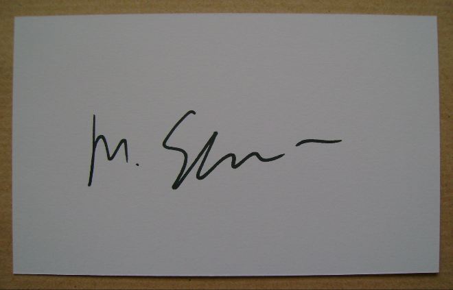 Martin Scorsese autograph (hand-signed white card)