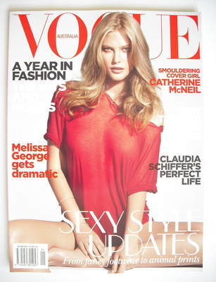 Australian Vogue magazine - January 2010 - Catherine McNeil cover