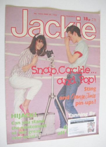 Jackie magazine - 25 June 1983 (Issue 1016)