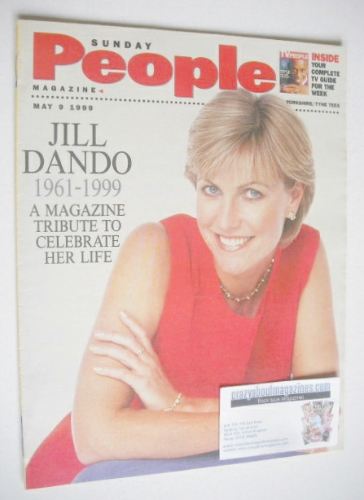 Sunday People magazine - 9 May 1999 - Jill Dando cover