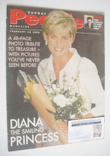 <!--1999-02-28-->Sunday People magazine - 28 February 1999 - Princess Diana