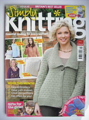 Simply Knitting magazine (Issue 50 - February 2009)