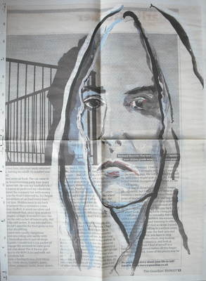 Patti Smith / Johnny Depp Xmas gift wrap / wrapping paper