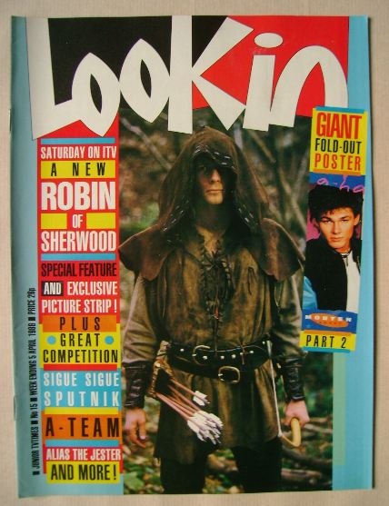Look In magazine - Jason Connery cover (5 April 1986)