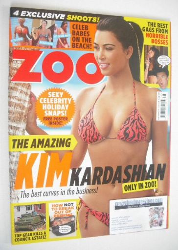 <!--2011-07-15-->Zoo magazine - Kim Kardashian cover (15-21 July 2011)
