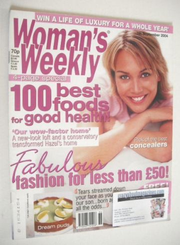 Woman's Weekly magazine (7 September 2004)