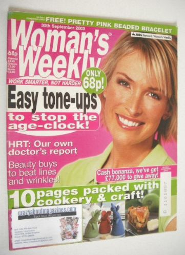 Woman's Weekly magazine (30 September 2003)