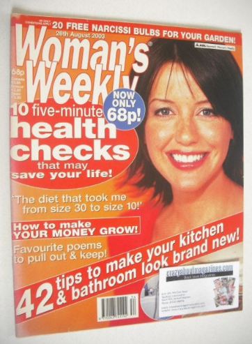 Woman's Weekly magazine (26 August 2003)