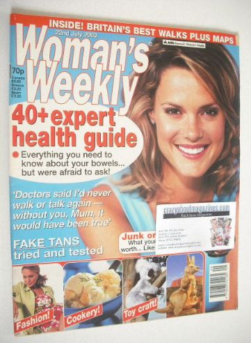 Woman's Weekly magazine (22 July 2003)