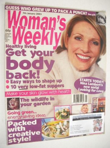 Woman's Weekly magazine (7 January 2003)