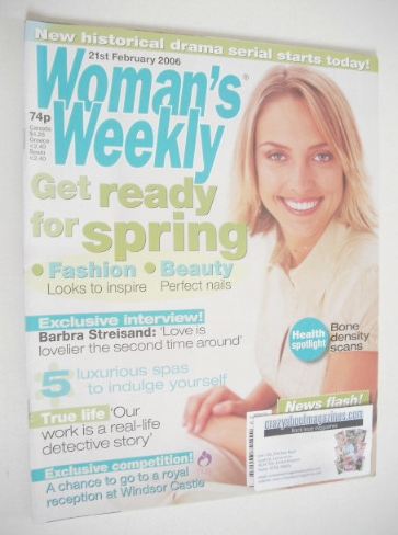 Woman's Weekly magazine (21 February 2006)