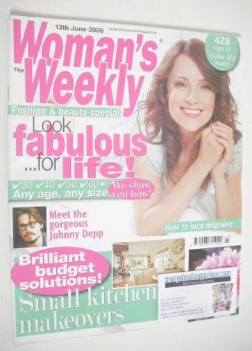 Woman's Weekly magazine (13 June 2006)
