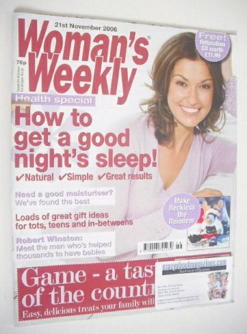 Woman's Weekly magazine (21 November 2006 - British Edition)